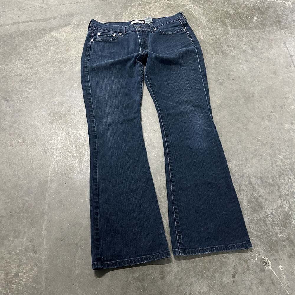 Levi's 515 Boot Cut Dark Wash Denim Jeans Size 8M